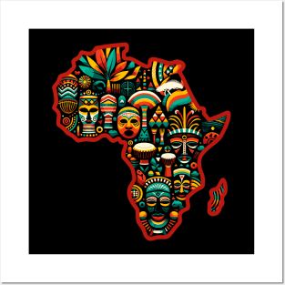 African Legacy Tribute for Black History Month Posters and Art